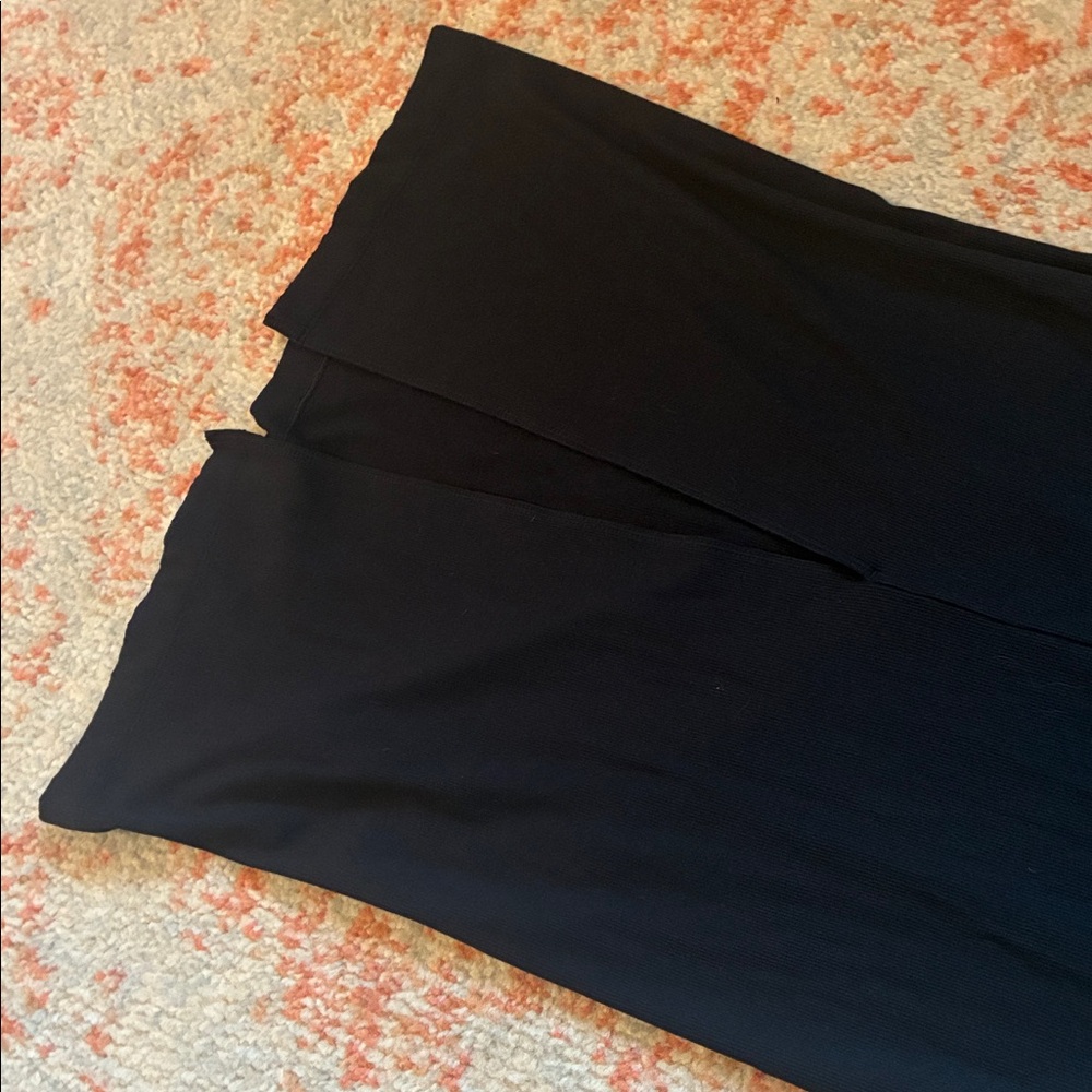 Vuori Pose scoop neck ribbed midi tank Dress size medium black - Picture 6 of 8